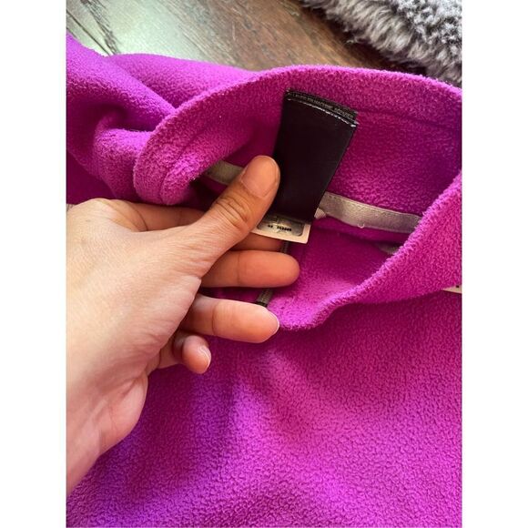 The north face women’s purple fleece half zip size xs - Picture 6 of 7